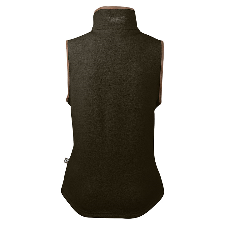 Dames Countryman Fleece Bodywarmer Donkerolijf