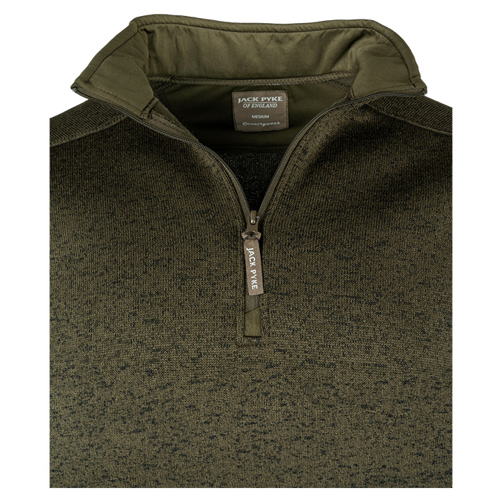 melange-quarter-zip-fleece-green-fleck