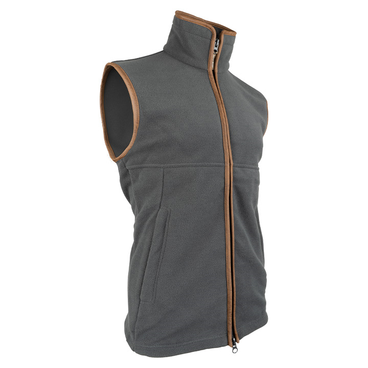 Countryman Fleece Bodywarmer Houtskoolgrijs
