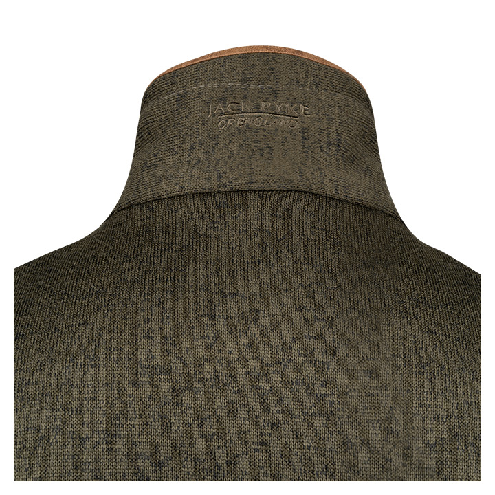 Melange Fleece Bodywarmer Donkerolijf Gemêleerd