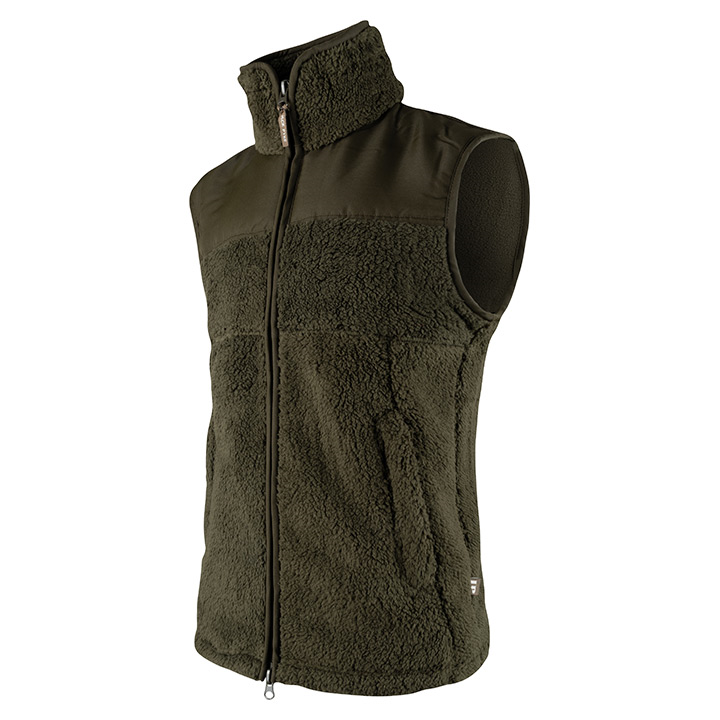 Sherpa Fleece Bodywarmer Donkerolijf