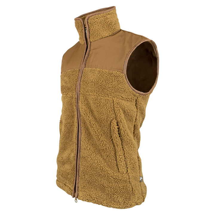 Sherpa Fleece Bodywarmer Camel