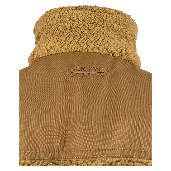 Sherpa Fleece Bodywarmer Camel