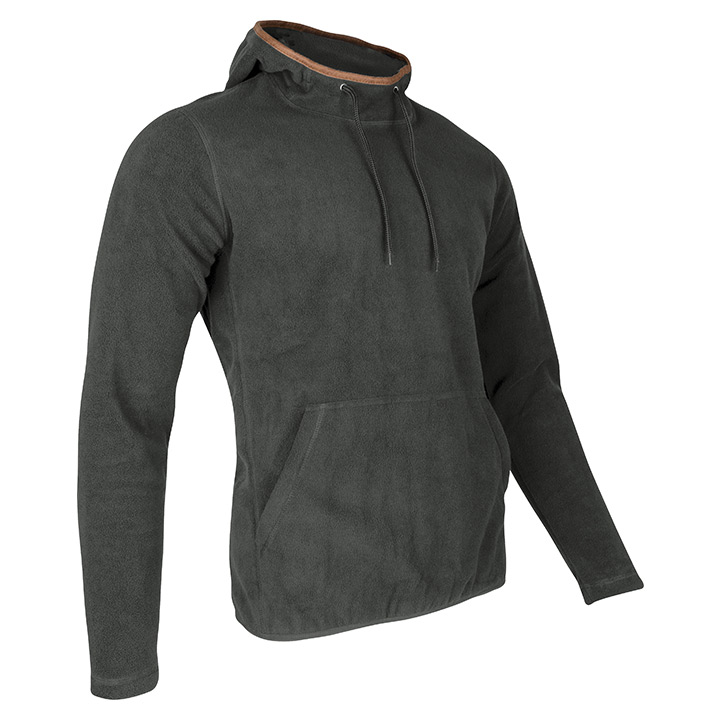 Country Fleece Hoodie Houtskoolgrijs