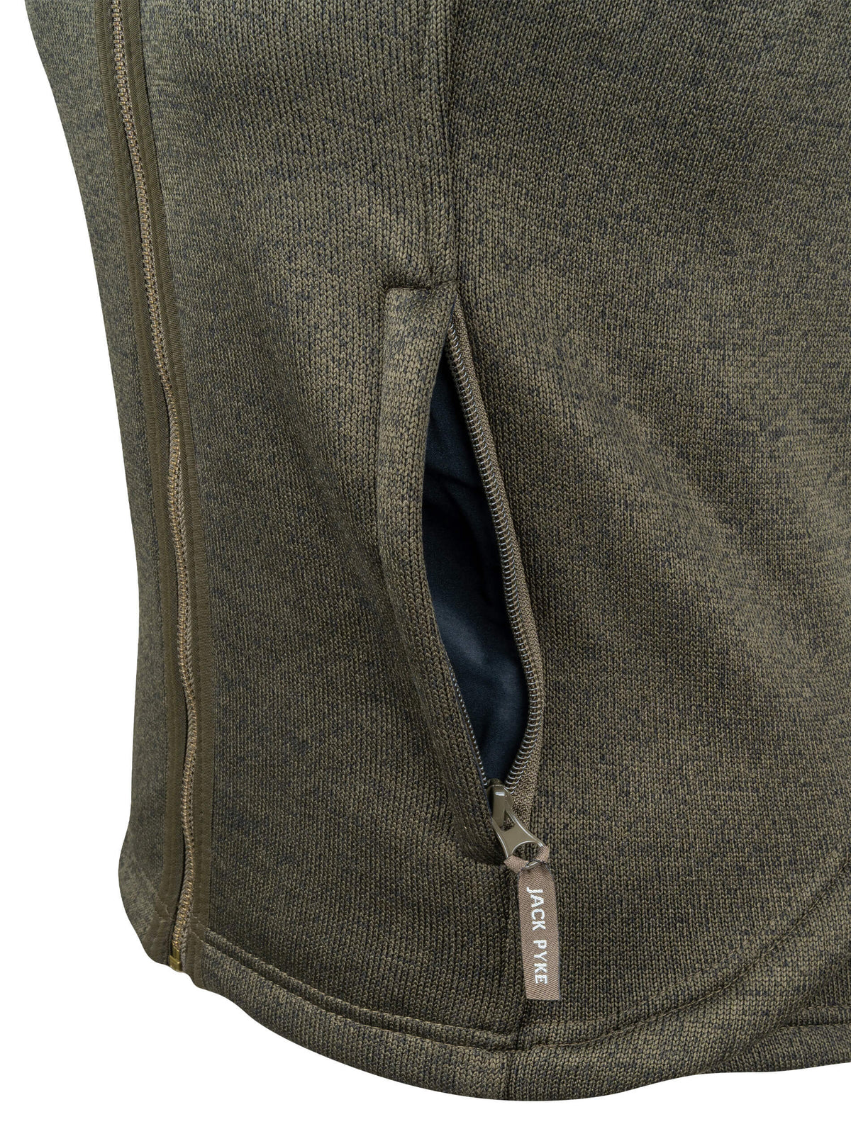 Dames Melange Fleece Bodywarmer