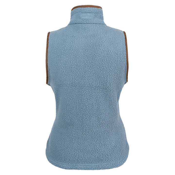 Dames Sherpa Fleece Bodywarmer IJsblauw