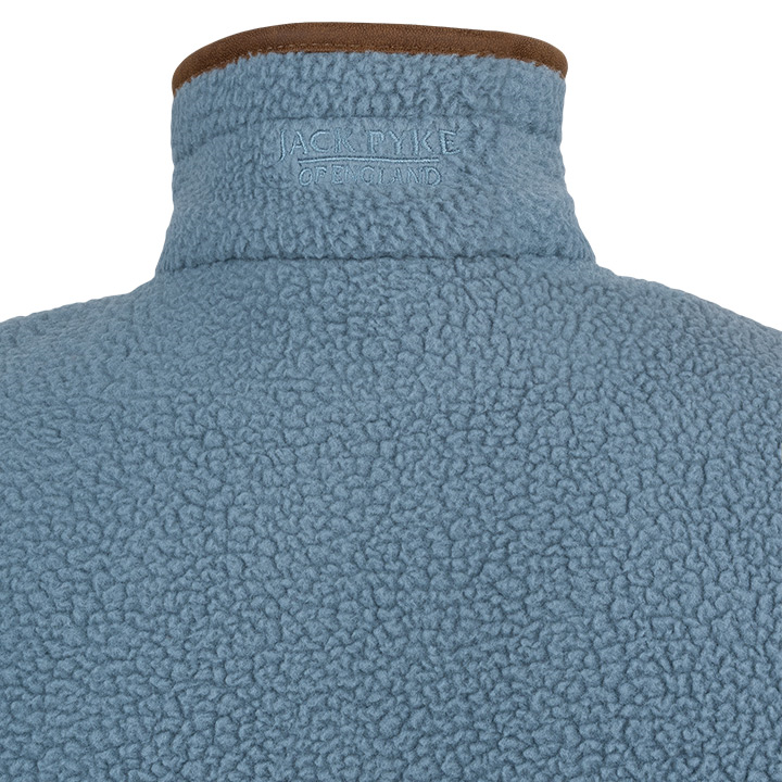 Dames Sherpa Fleece Bodywarmer IJsblauw