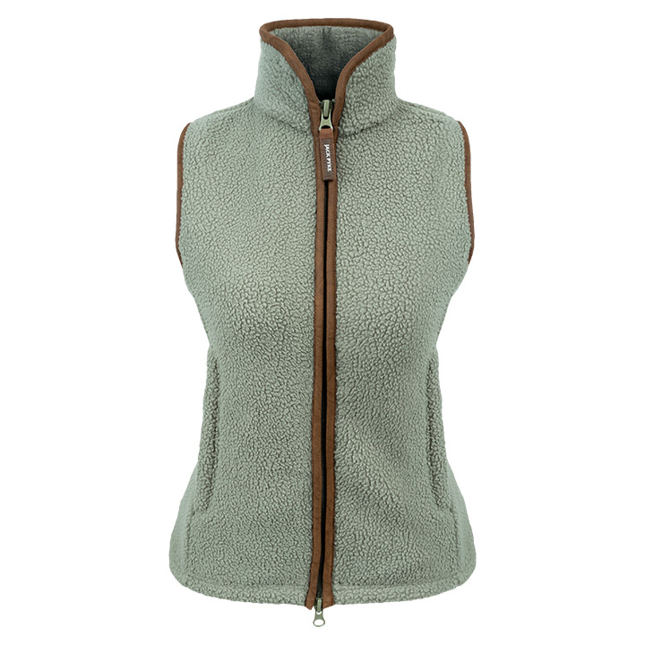 Dames Sherpa Fleece Bodywarmer Salie