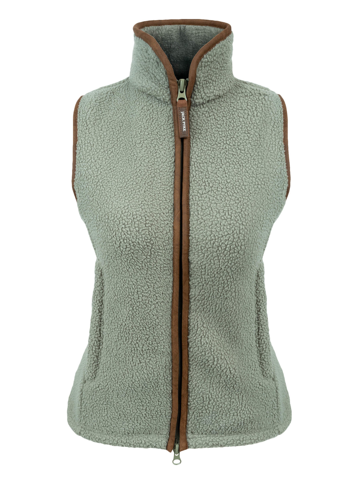 Dames Sherpa Fleece Bodywarmer Salie