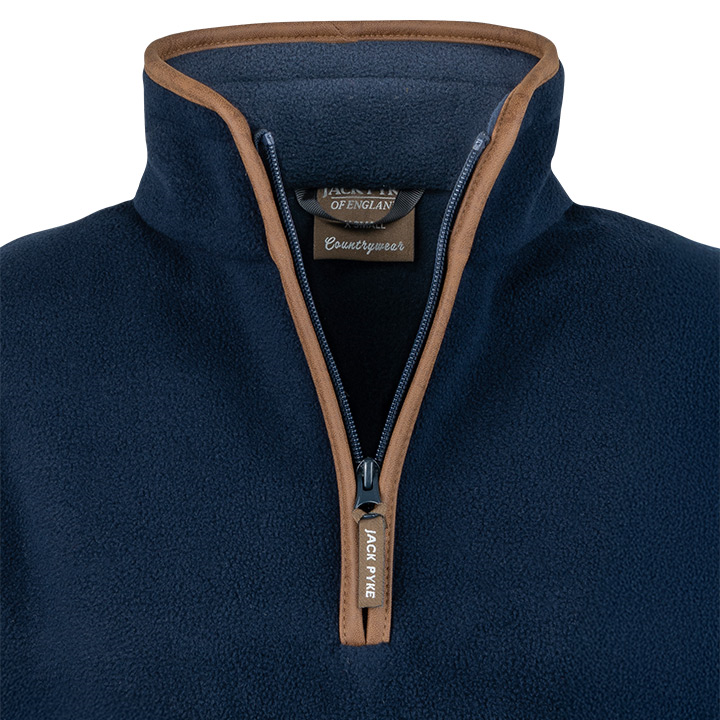 ladies-fleece-pullover-navy