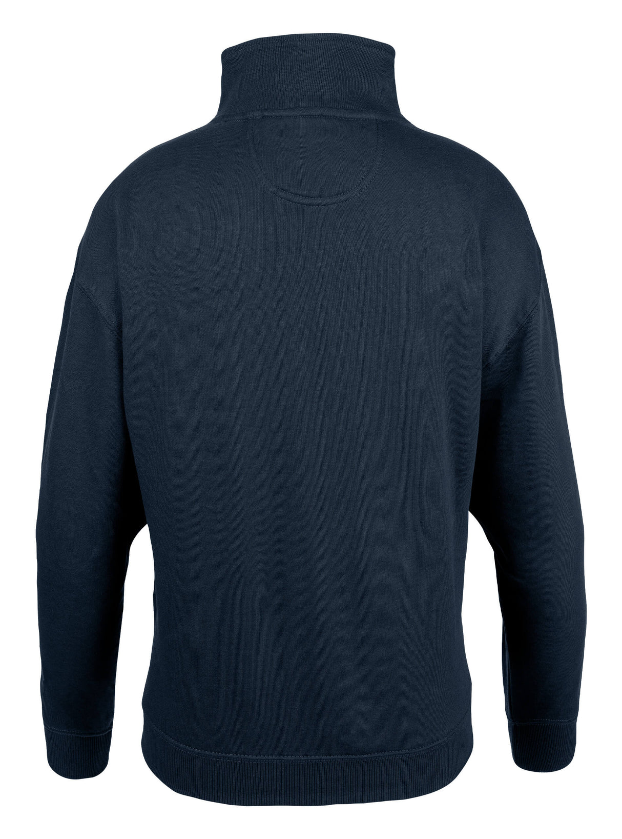 Dames Sweater Halve Rits Olijf