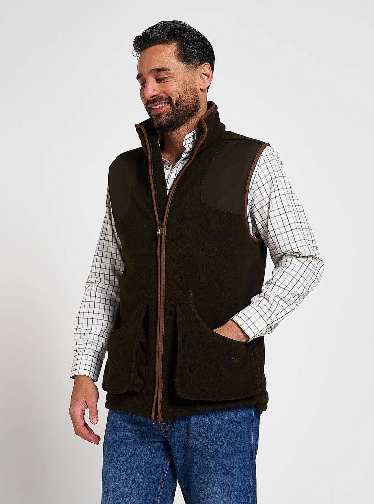 Schutters Bodywarmer Donkerolijf