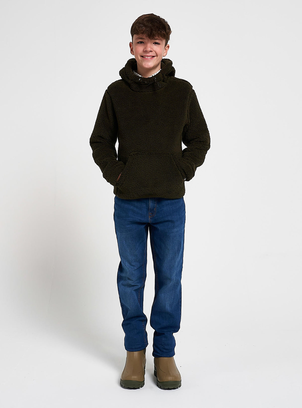 Junior Sherpa Fleece Hoodie
