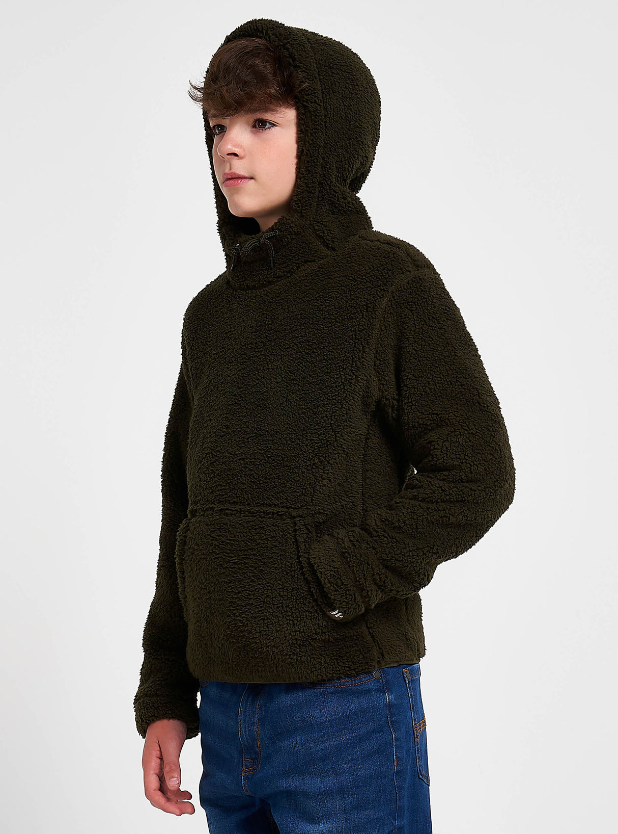 Junior Sherpa Fleece Hoodie