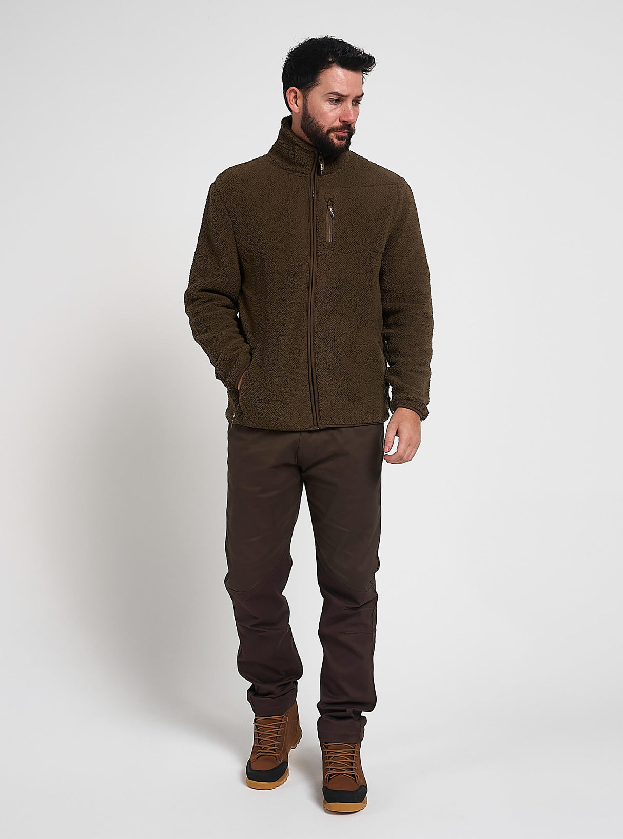 Shires Fleecejas Groen