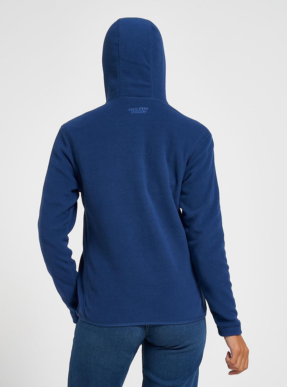 Dames Fleece Hoodie Marineblauw