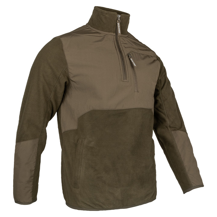 Rannock Fleecetrui Donkerolijf