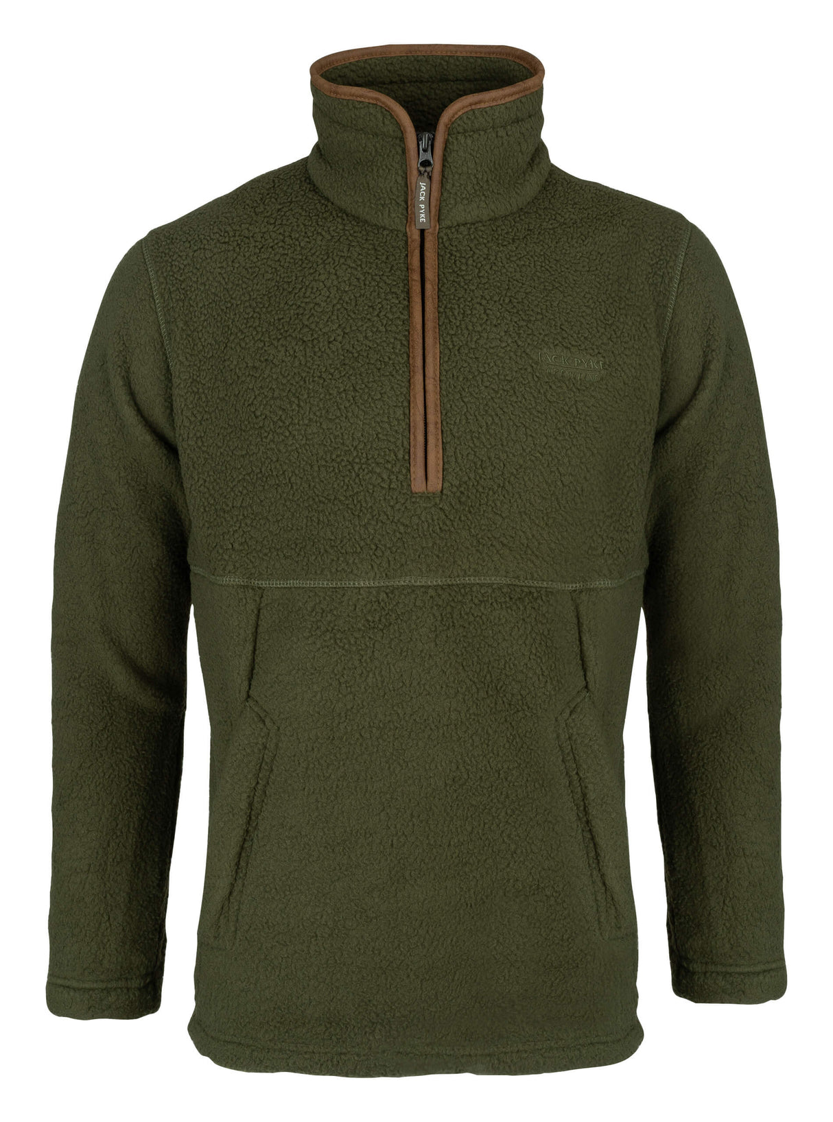 Sherpa Fleecetrui Halve Rits Shiitake