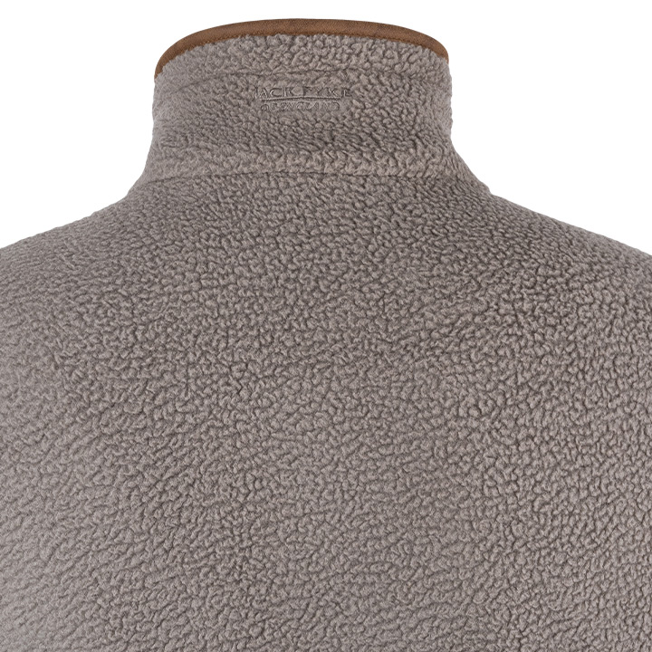 Sherpa Fleecetrui Halve Rits Shiitake