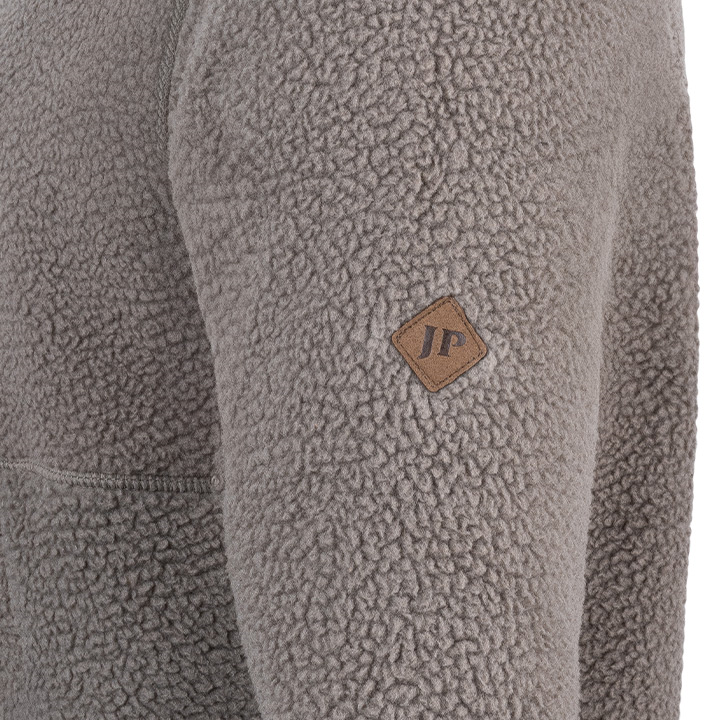 Sherpa Fleecetrui Halve Rits Shiitake