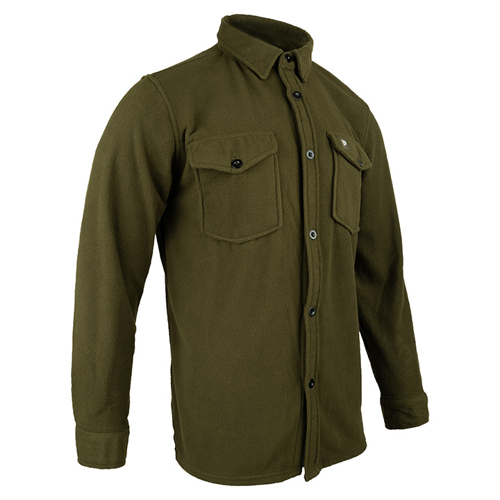 Polar Fleece Overhemd Donkerolijf