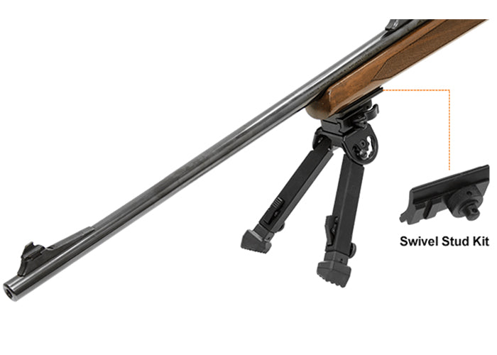 Bipod UTG Rubber Armored Full Metal QD