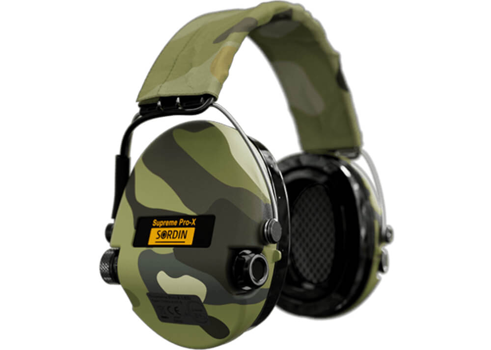 Hearing Protector Sordin Supreme Pro X LED Textile Camo