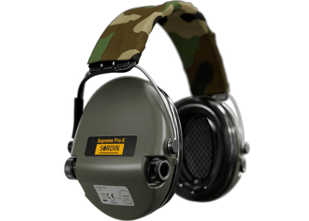 Ear Protector Sordin Supreme Pro X Textile Camo