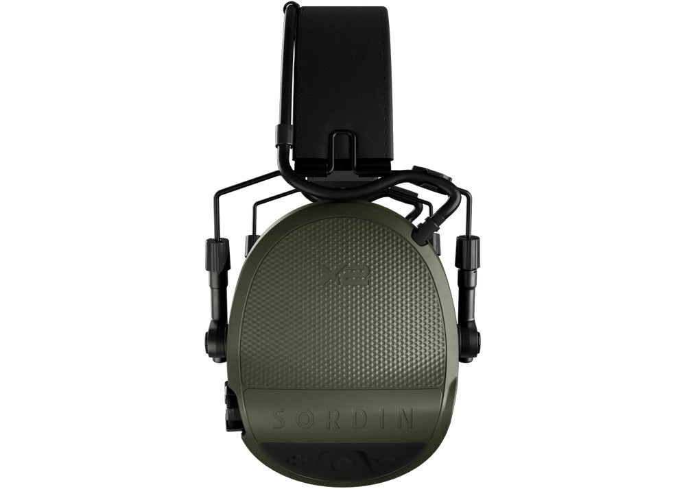 Sordin Supreme X2 Memory Foam Ear Defender - Green