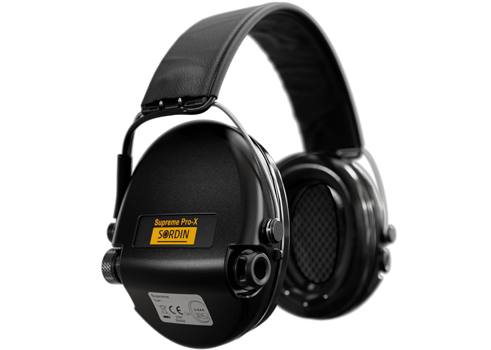 Hearing Protector Sordin Supreme Pro X Leather Black
