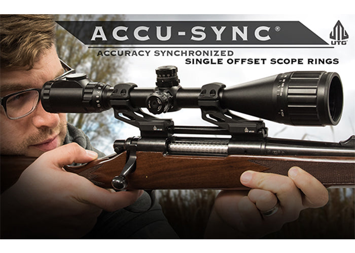 UTG Accu-Sync 25.4 mm High 37 mm Offset Weaver/Picatinny Mount