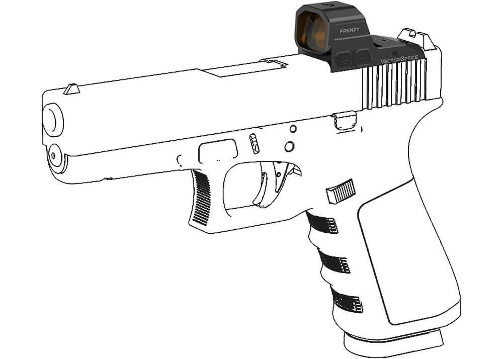 Vector Optics Frenzy 1x16x21 for Glock MOS Red Dot
