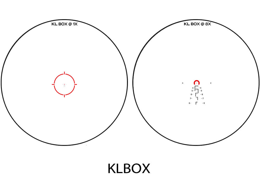 Arken EP-8 1-8x28 BDC KLBOX Riflescope