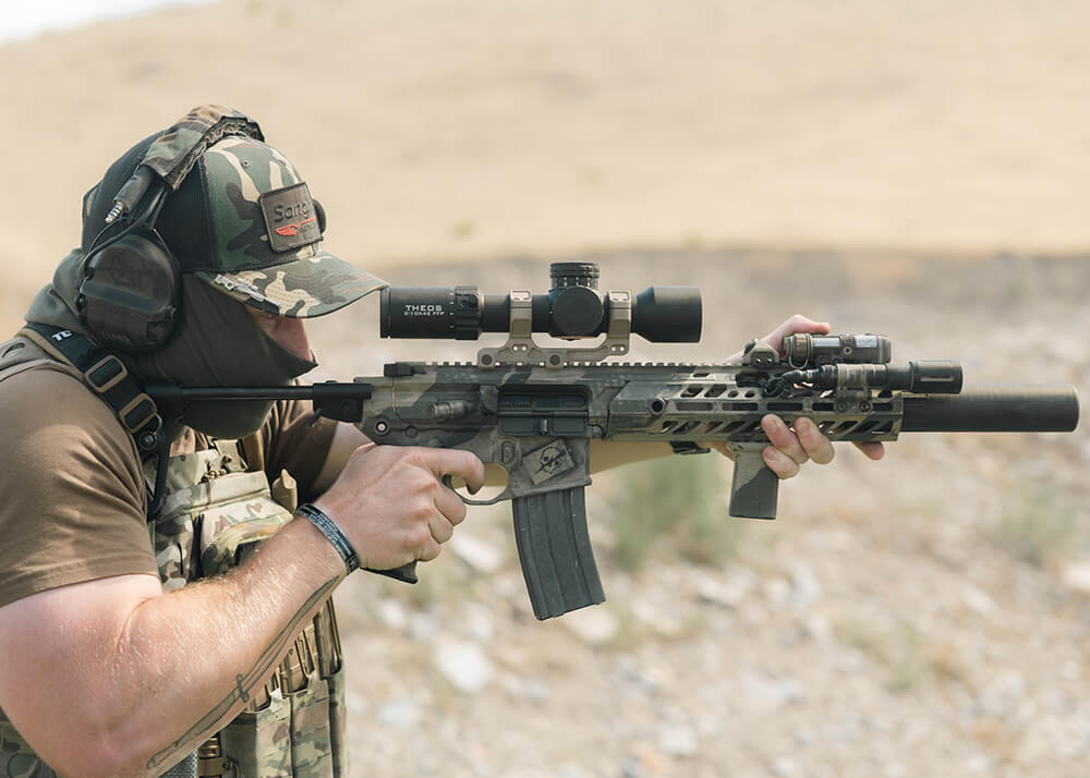 Element Optics Theos 2-10x42 MPR-1D MRAD Riflescope - Black