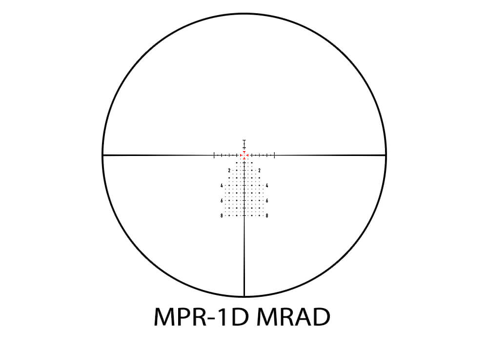 Element Optics Theos 2-10x42 MPR-1D MRAD Riflescope - FDE
