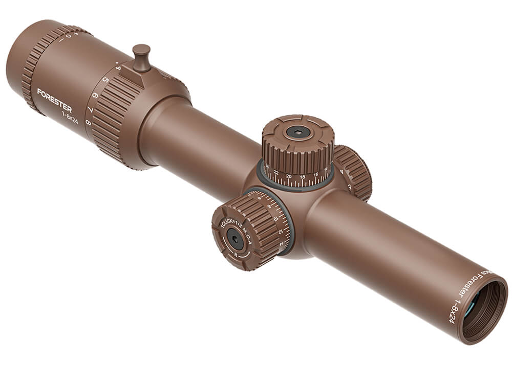 Vector Optics Forester 1-8x24 VFD-3 Riflescope - Coyote FDE