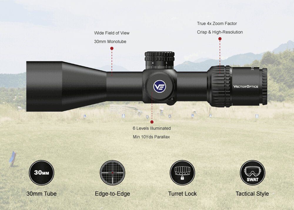 Vector Optics Veyron IR 3-12x44 SFP MPR-V10 Riflescope