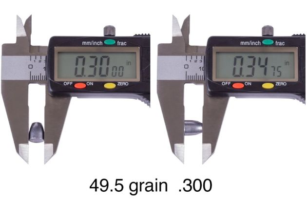 Slugs Nielsen 7.62 mm HPDB 49.5 grain (.300) (3)