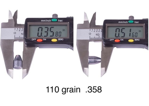 Slugs Nielsen 9 mm HPDB 110 grain (.358) (2)