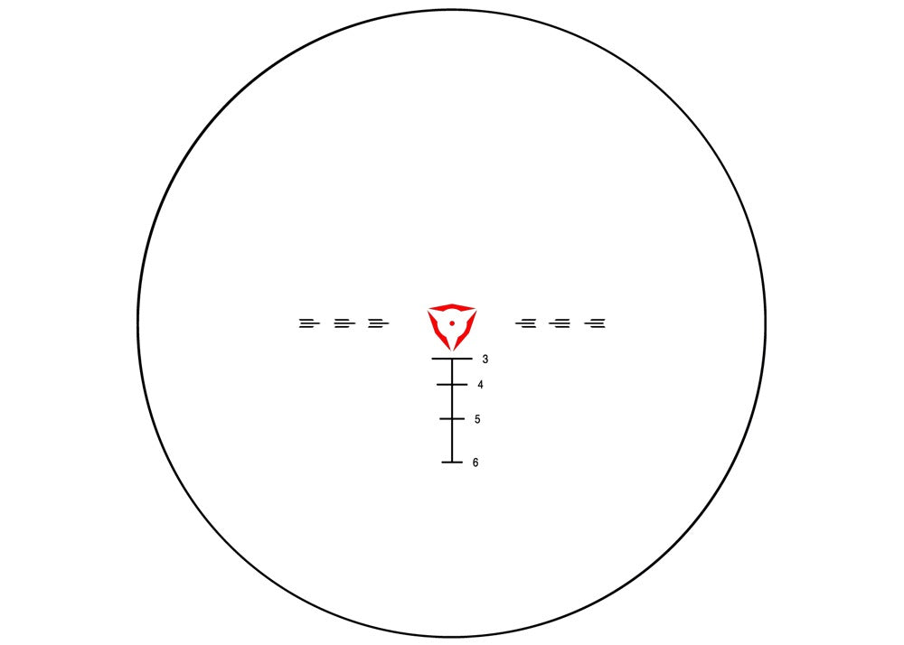 VictOptics C1 4x32 Etched Glass Prism Scope