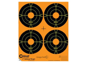 Doelstickers Caldwell Orange Peel bullseye targets 12.7x12.7 4"