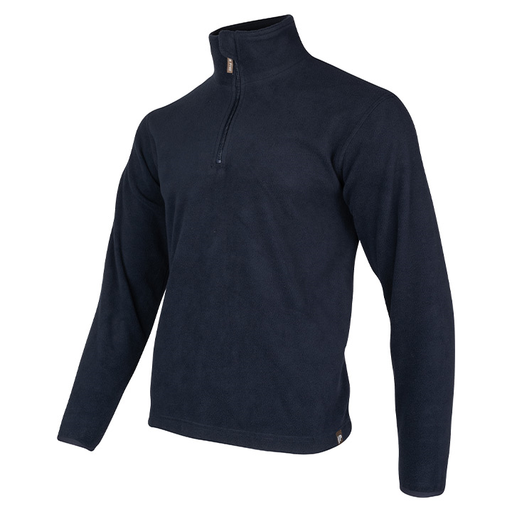 Country Fleecetrui Marineblauw