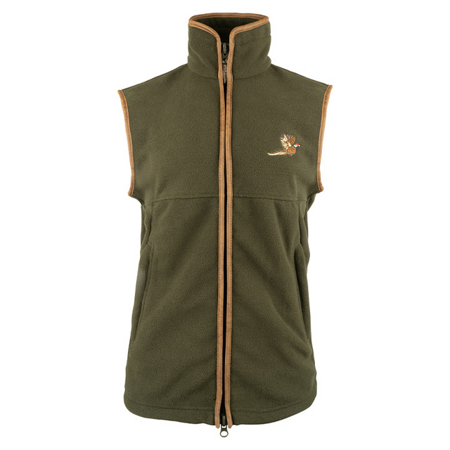 Countryman Fleece Bodywarmer Fazant Donkerolijf