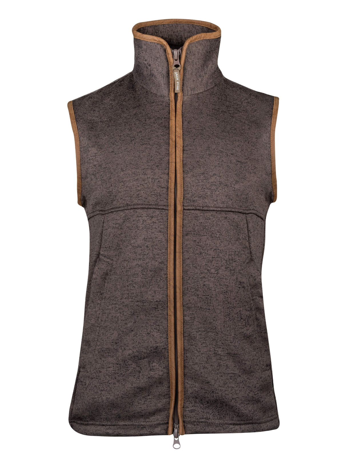 Melange Fleece Bodywarmer Marineblauw Gemêleerd