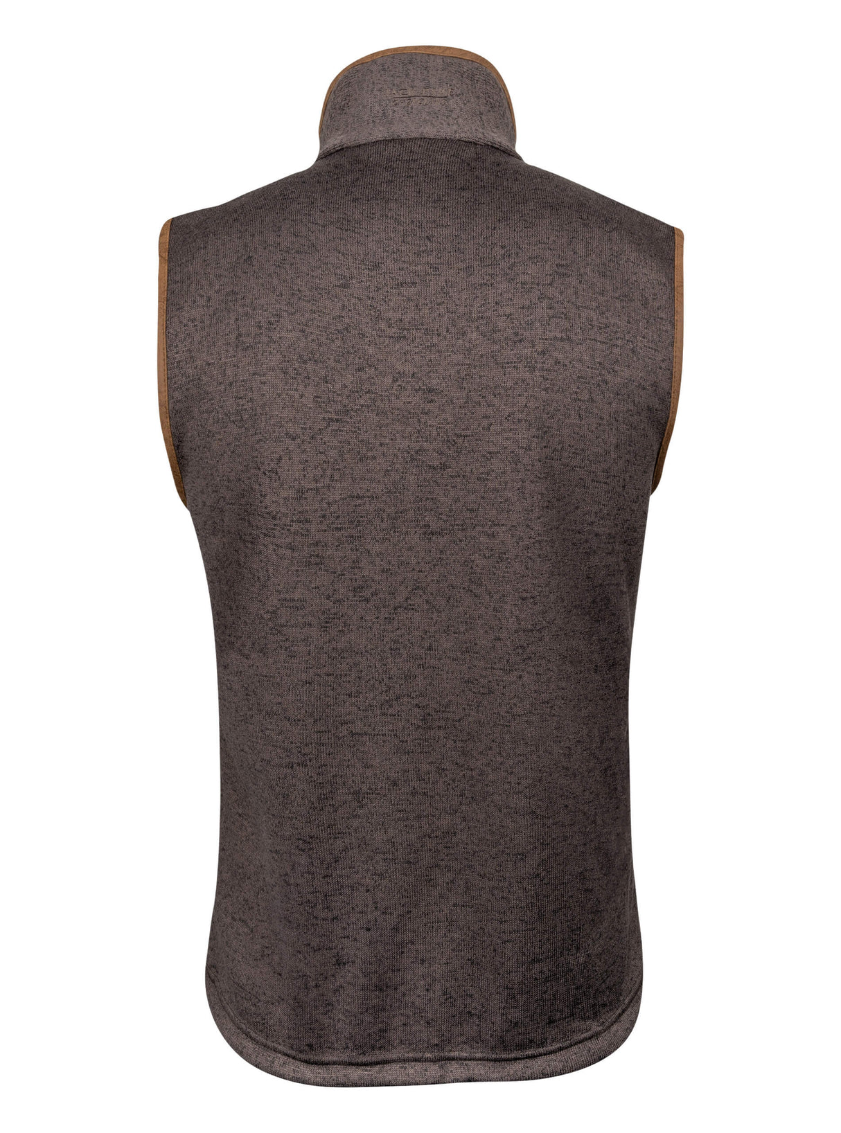 Melange Fleece Bodywarmer Bruin Gemêleerd