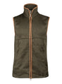 Melange Fleece Bodywarmer Donkerolijf Gemêleerd