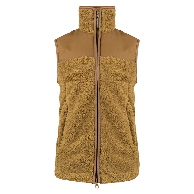 Sherpa Fleece Bodywarmer Camel