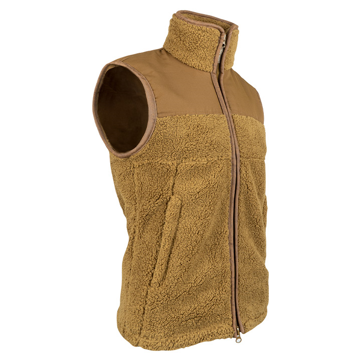 Sherpa Fleece Bodywarmer Camel