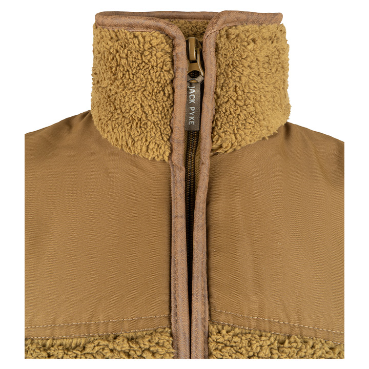 Sherpa Fleece Bodywarmer Camel