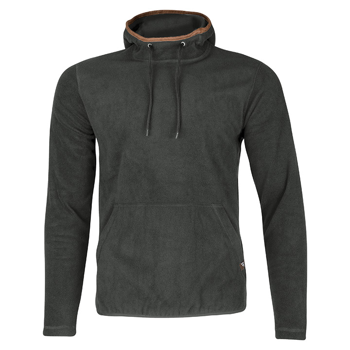 Country Fleece Hoodie Houtskoolgrijs